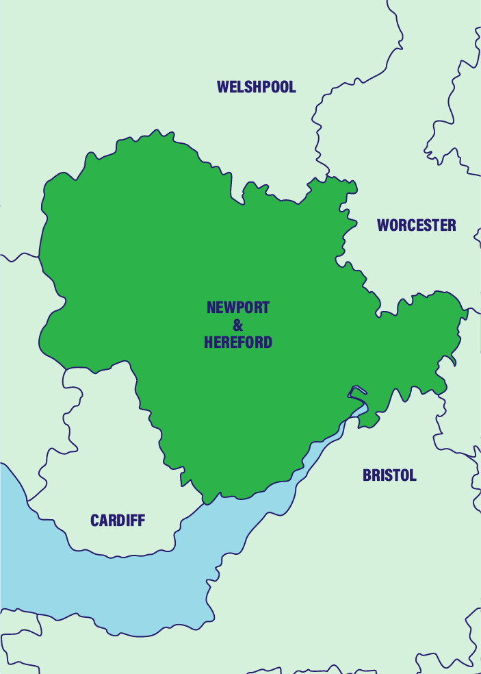 Metro Rod Newport, Hereford & Gloucester Coverage